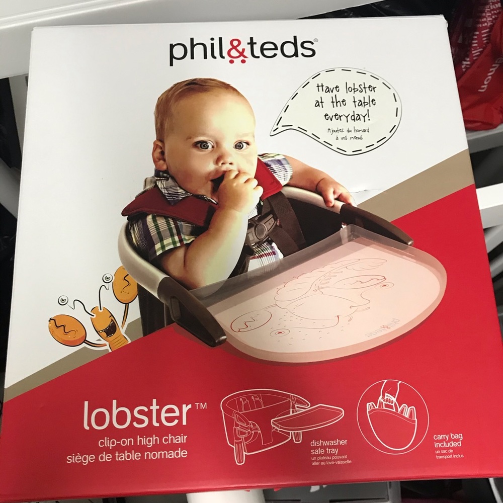 Brand new Phil and Teds portable high chair.
